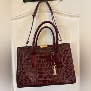 Red crocodile texture purse. New without tags.